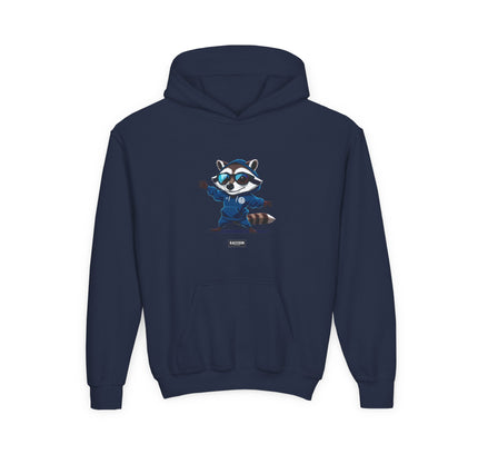 Street Style Waschbär - Kids Hoodie